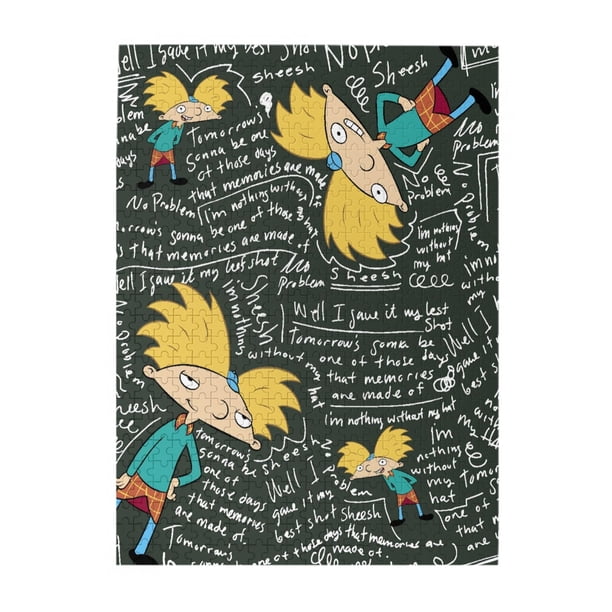 Rompecabezas de madera de 300 piezas de Hey Arnold, juego de memoria y agilidad para la familia, juguetes para niños, niñas y adultos, regalos desafiantes para decoración del hogar