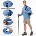thumbnail image 4 of Zehisen Men's Fishing Shirt Long Sleeve UPF 50+ Sun Protection Quick Dry Cooling Shirt for Hiking Camping Safari Outdoor Travel MistBlue 2XL, 4 of 7