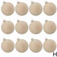 thumbnail image 3 of Juego de 12 bolas de Navidad con adornos de terciopelo de 2,36 pulgadas con aro colgante para árbol de Navidad, decoración para el hogar, Navidad, P P9m5, 3 of 5