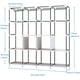 thumbnail image 3 of UDEAR Armario de Ropa de Tela y Tubo Metal para Ropa Organizador Ropero Plegable Colgar (Gris), 3 of 9