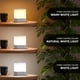 thumbnail image 3 of Paquete de lámparas de luz nocturna recargable, 3 modos táctiles, regulables, LED, lámpara de mesa portátil, funciona con pilas, pequeña lámpara inalámbrica para dormitorio, viajes, baño, 3 of 6