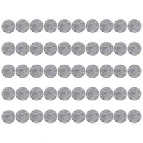 100Pcs Round Shaped Table Chair Furniture Leg Felt Mat Pad Gray Wood Floor Protector Pads