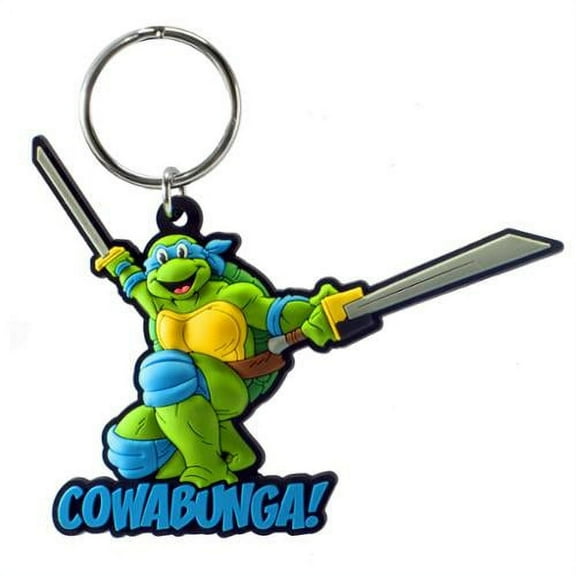 Soft Touch PVC Key Ring: Leonardo