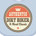 thumbnail image 4 of Inktastic Dirt Biker Vintage Classic Boys or Girls Baby Bib, 4 of 4