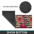 thumbnail image 6 of Pioneer Flower Floral Print Pattern Kitchen Rugs Sets Of 2,Anti Fatigue Kitchen Mat Rugs Non Slip Washable,Decorative Kitchen Floor Mats for Kitchen,Sink,Laundry,17"x30"+17"x47", 6 of 7