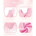 thumbnail image 5 of Aideaone Girls Ballet Leotards Toddler Ruffle Sleeve Dance Leotard with Tutu Skirt Kids Gymnastics Dancewear for Little Girls 2-9Y, 5 of 7