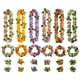 thumbnail image 3 of Diadema Tropical hawaiana Leis Luau, corona de flores, tocado, pulseras para vacaciones en la playa, decoraciones para fiestas en la piscina, Verano, 3 of 4