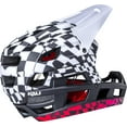 thumbnail image 2 of Kali DH Invader LTD Glitch Mountain Bike Helmet Black/White/Red LG/2XL, 2 of 4