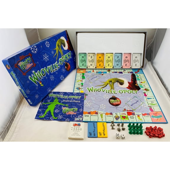Open Box Whovill Monopoly Game - 2000 - USAopoly - Great Condition