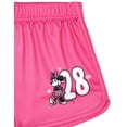 thumbnail image 5 of Disney Minnie Mouse Mesh Baseball Jersey Athletic V-neck T-Shirt and Shorts Outfit Set Toddler to Little Kid, 5 of 5