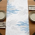 thumbnail image 5 of Table Runners 72 Inches Long Dress Scarves, Seahorse Coastal Farmhouse Kitchen/Dining Table Runner, Coffee Tablerunners, Summer Beach Ocean Nautical Coral 14x72 Inch, 5 of 9
