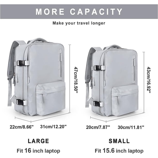 Wattne Small Travel Backpack for Women, Airline Flight  display picture 1