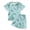 A24 Mint Green, variant on Glisme Boys Outfit Set Tie Dye Short Sleeve Crew Neck Shirt With Fashion Shorts Set Summer Cozy Soft Toddler Kids Boys Outfit Size 2-3 Years Red