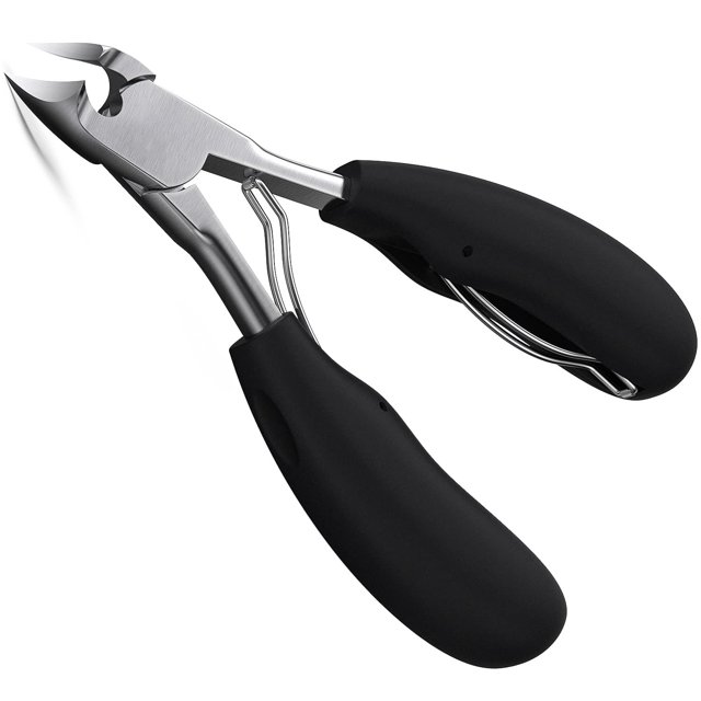 Lima de uñas Herramienta de pedicura para cortar uñas de los pies - Cortaúñas profesional para podólogos para uñas gruesas y encarnadas, hoja curva afilada para hombres, mujeres y personas mayores Zhivalor WMSS-518
