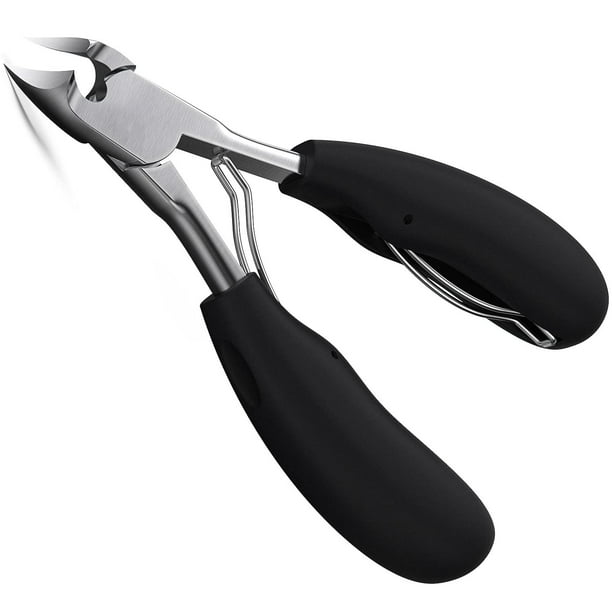 Herramienta de pedicura para cortaúñas de los pies - Cortaúñas profesional para podólogos para uñas gruesas y encarnadas, hoja curva afilada para hombres, mujeres y personas mayores Ormromra WMSS-518