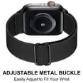 thumbnail image 3 of erfcxs Nylon Replacement Strap Adjustable Elastic Stretch Band For Apple Watch 38/40mm, 3 of 3