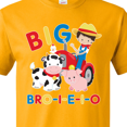 thumbnail image 4 of Inktastic Farmer Tractor Eieio Big Bro T-Shirt, 4 of 5