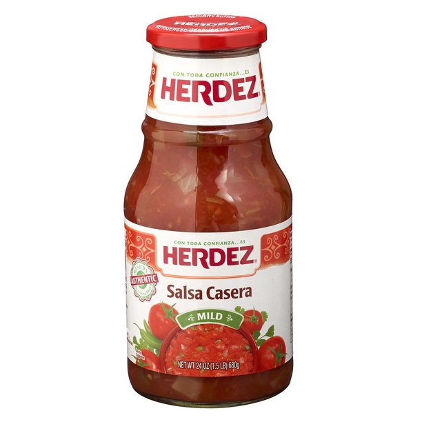Herdez Casera Mild Salsa 24 oz. Jar