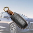 thumbnail image 6 of funtasica Car Key Fob Cover Auto Accessories Full Protection PU Leather Protector Key Case Shell for Seal Yuan Plus Atto 3 Dolphin Black A, 6 of 8