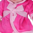 thumbnail image 3 of Soft Body Baby Doll Lifelike Newborn Baby Doll Simulation Reborn Baby Doll 8 InchesRose Red Gown, 3 of 4