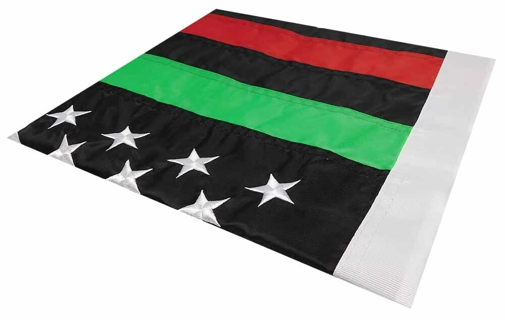 2X3 USA Thin Green Red Blue Line 2'x3' Nylon Embroidered Flag Banner 210D