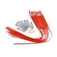 thumbnail image 1 of 20 piezas cadenas antideslizantes de nailon para neumáticos de coche y camión, Cable de correa para neumáticos de Seguridad automotriz para nieve y barro con guantes, 1 of 14