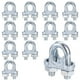 thumbnail image 1 of Uxcell 12-Pack Abrazaderas de Cable, Clip de Cable de Acero al Carbono M8, Sujetador de Perno en U, 1 of 6