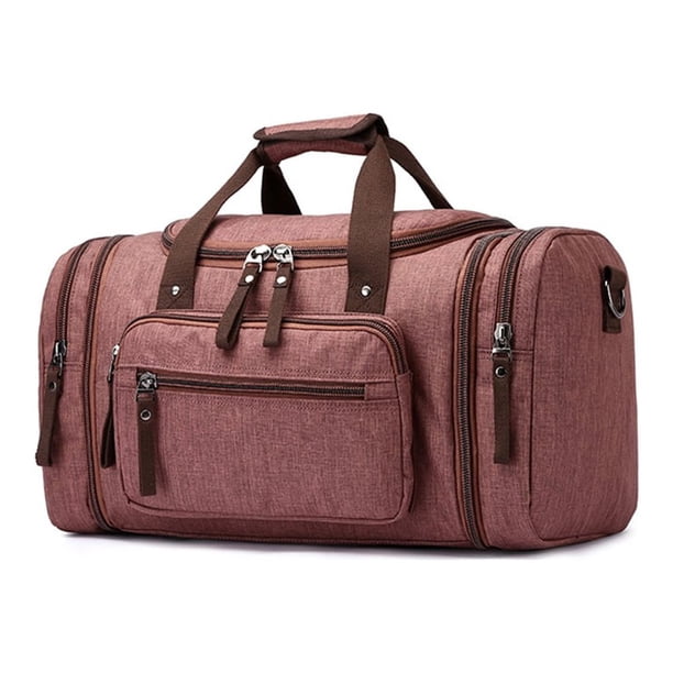 Guardurnaity Bolsa de gimnasio cómoda y práctica para todos los elementos esenciales del entrenamiento, bolsa de viaje de gran capacidad Bolsas de mensajero y de hombro marrón