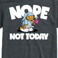 thumbnail image 3 of Garfield - Nope Not Today Sleepy Garfield - Men's Short Sleeve Graphic T-Shirt, 3 of 5
