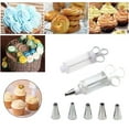 thumbnail image 2 of Cupcake Filling Injector with 5 Nozzles Dessert Decorating Set Kitchen Baking Pastry Tool, 2 of 8