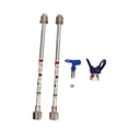 thumbnail image 4 of Varilla de extensión para herramienta de pulverización Accesorios para herramientas de pulverización Fácil de usar Profesional Reemplazar Plata, 4 of 8
