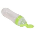 thumbnail image 2 of Silicone Baby Spoon, Green Multipurpose High Temperature Resistance Spoon Feeder Easy To Use  For Baby, 2 of 8