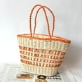 thumbnail image 2 of Kukuzhu Women's Straw Tote Bag Woven Straw Shoulder Bag Hollow Straw Rattan Woven Handbag Summer Beach Bag, 2 of 7