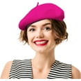 thumbnail image 2 of YooGuoGuo Wool Berets for Women - Classic French Beret Hats for Women and Kids, Solid Color Artist Style, 2 of 7