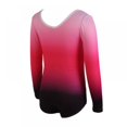 thumbnail image 6 of SYNPOS Gymnastics Leotards for Girls Long Sleeve Colorful Sparkle Leotard for Girl 5-12 Years, 6 of 15