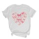 thumbnail image 1 of Blusas de Manga Corta para las Mujeres Divertida Impresión Cuello Redondo Camiseta Vintage, Blusas de Primavera para las Mujeres, 1 of 9
