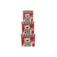 thumbnail image 3 of Square Nested Boxes ? Ribbon and 3 Boxes Total for Baby Shower, Weddings, Presents or Christmas (Square Bear / White Ribbon), 3 of 4