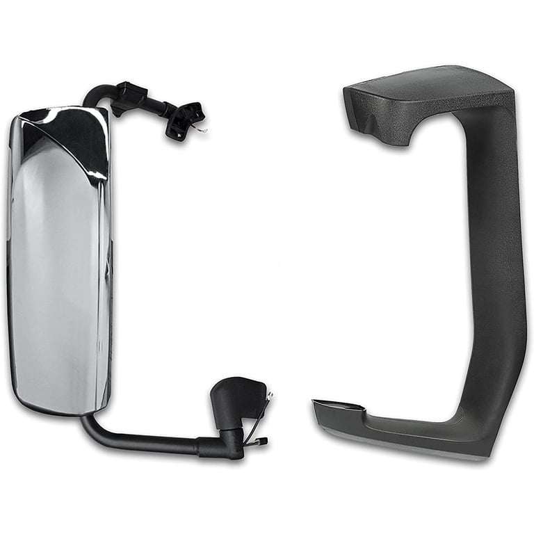 United Pacific Chrome Mirror Protection Covers For Volvo VNL 630, 670, 780 (Pair)