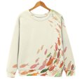 thumbnail image 7 of MVRLSH Essentials Hoodies for Women Graphic Print Crewneck Long Sleeve Casual Fashion Oversized Spring Fall Layering Daily Outfit Match Sweatshirt Green - XL, 7 of 7