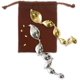 thumbnail image 2 of Pendientes colgantes geométricos de oro y plata shaofei, 2 of 5