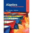 thumbnail image 1 of Pre-Owned Algebra for College Students (Hardcover) 032196926X 9780321969262, 1 of 1