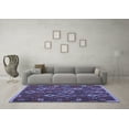 thumbnail image 3 of Ahgly Company Indoor Rectangle Oriental Blue Traditional Area Rugs, 5' x 7', 3 of 4