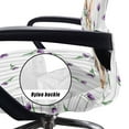 thumbnail image 5 of HELLHERO Rabbit Tulip Print Desk Chair Cover, Washable Elastic Band High Back Chairs Slipcover, Decorative Office Seat Cover, 5 of 7