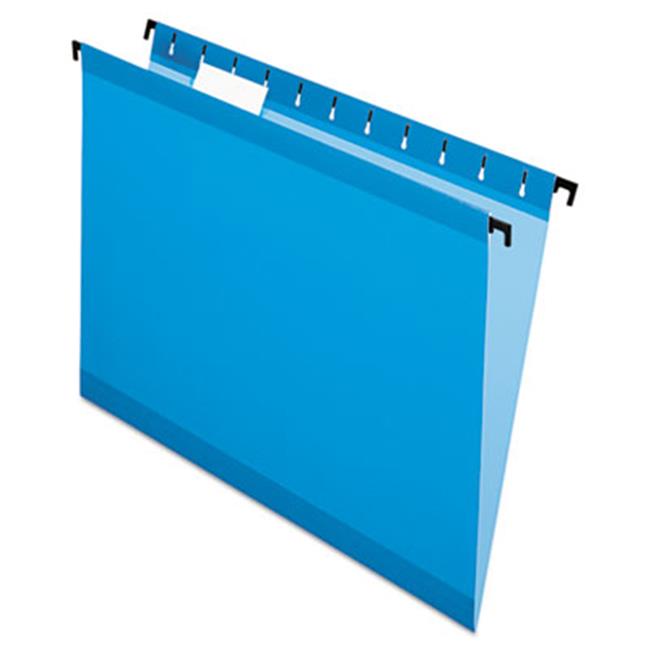 Pendaflex 615215BLU Poly Laminate Hanging Folders, Blue Letter Size