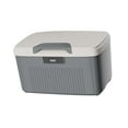 thumbnail image 2 of kowaku Lockable Storage Box Four Digit Password Versatile Large Spacious Household Portable Trunk Locking Container Bin Lockable Box Grey, 2 of 9
