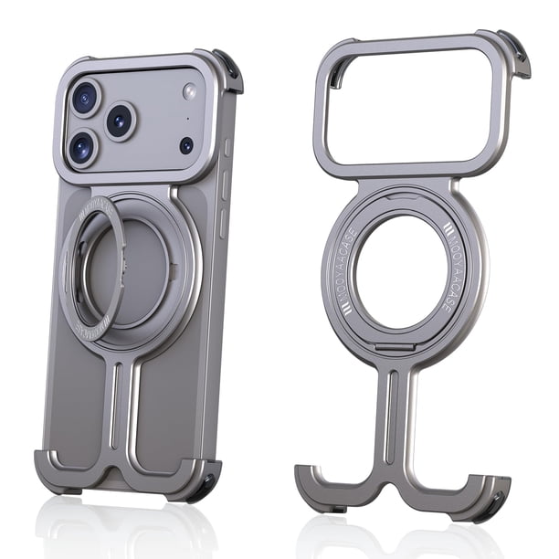 Carcasa MOOYAACASE rígida con esqueleto metálico para iPhone 17 Pro