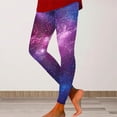 thumbnail image 2 of Splozh Leggings Sans Coutures Doublés en Molleton Femmes Leggings Femmes Taille Haute Femmes Leggings Imprimés Colorés Pantalons Femmes Leggings Violet,2TG, 2 of 5