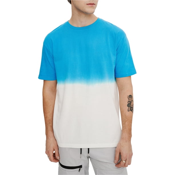 Elevenparis Hombre Dip-Dye Graphic T-Shirt blithe M