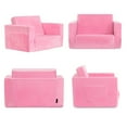 thumbnail image 2 of Dream On Me Nestle Kids Sofa – Single-Seat Toddler Sofa with Soft Fabric, Pink, 2 of 14