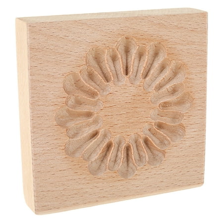 

Cookie Mold Wood Biscuit Mold Reusable Baking Mold 3D Cookie Press Stamp Carved Cookie Embossing Mold DIY Cookie Cutter Cookie Baking Mold for Baking Cookies